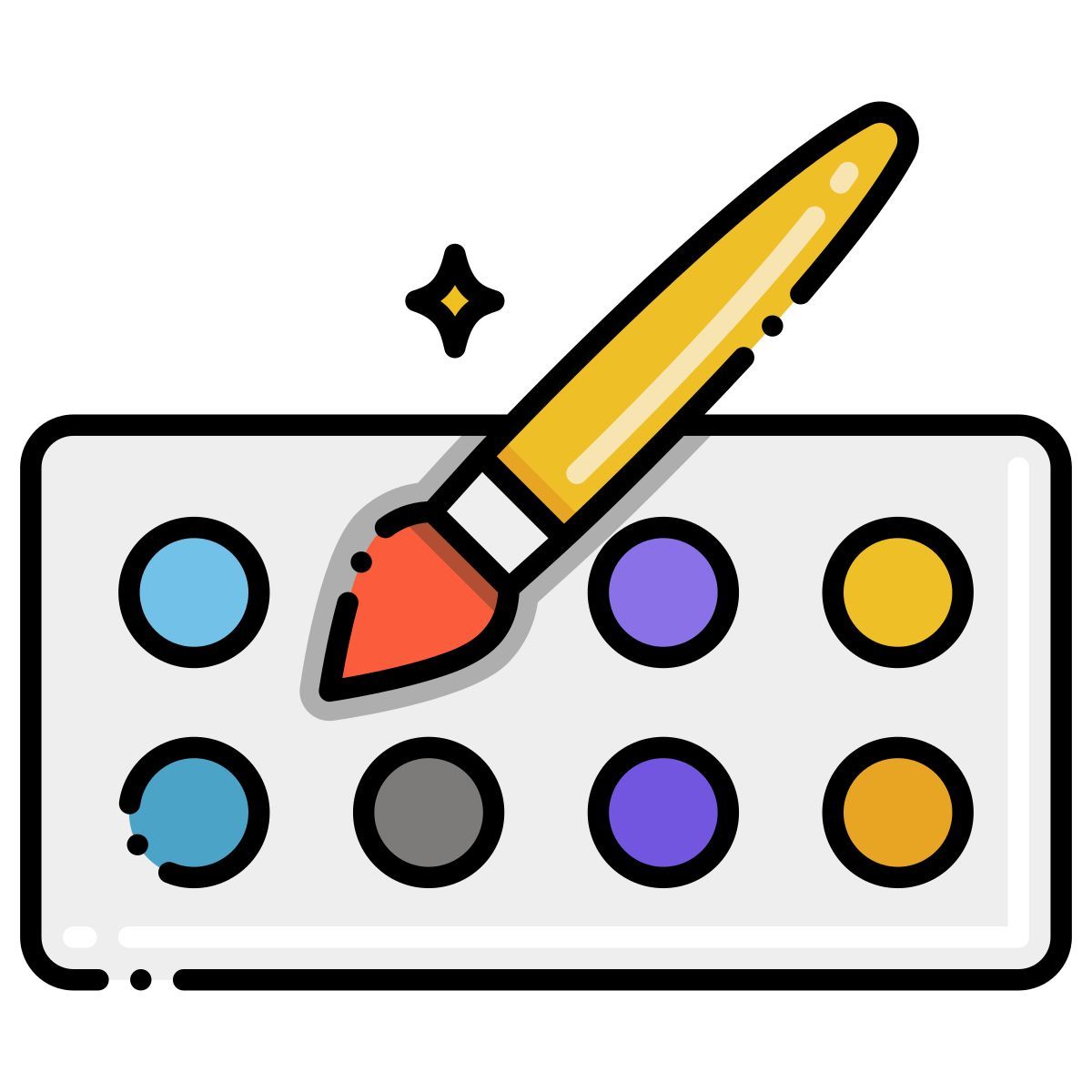 水彩 icon