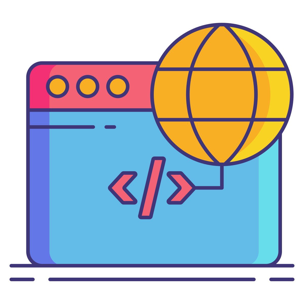 Codificación web icon