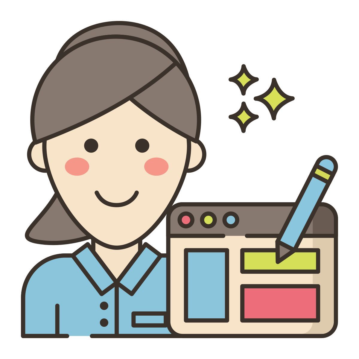 웹 디자인 icon