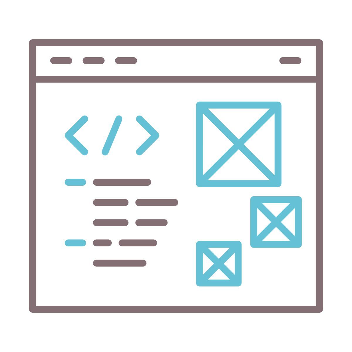 web development icon