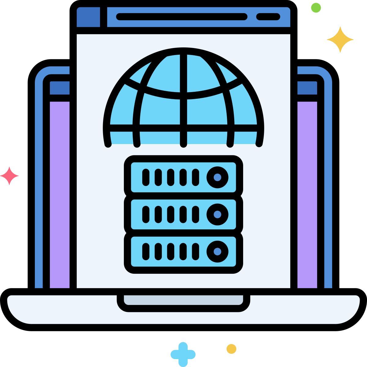 hospedagem web icon