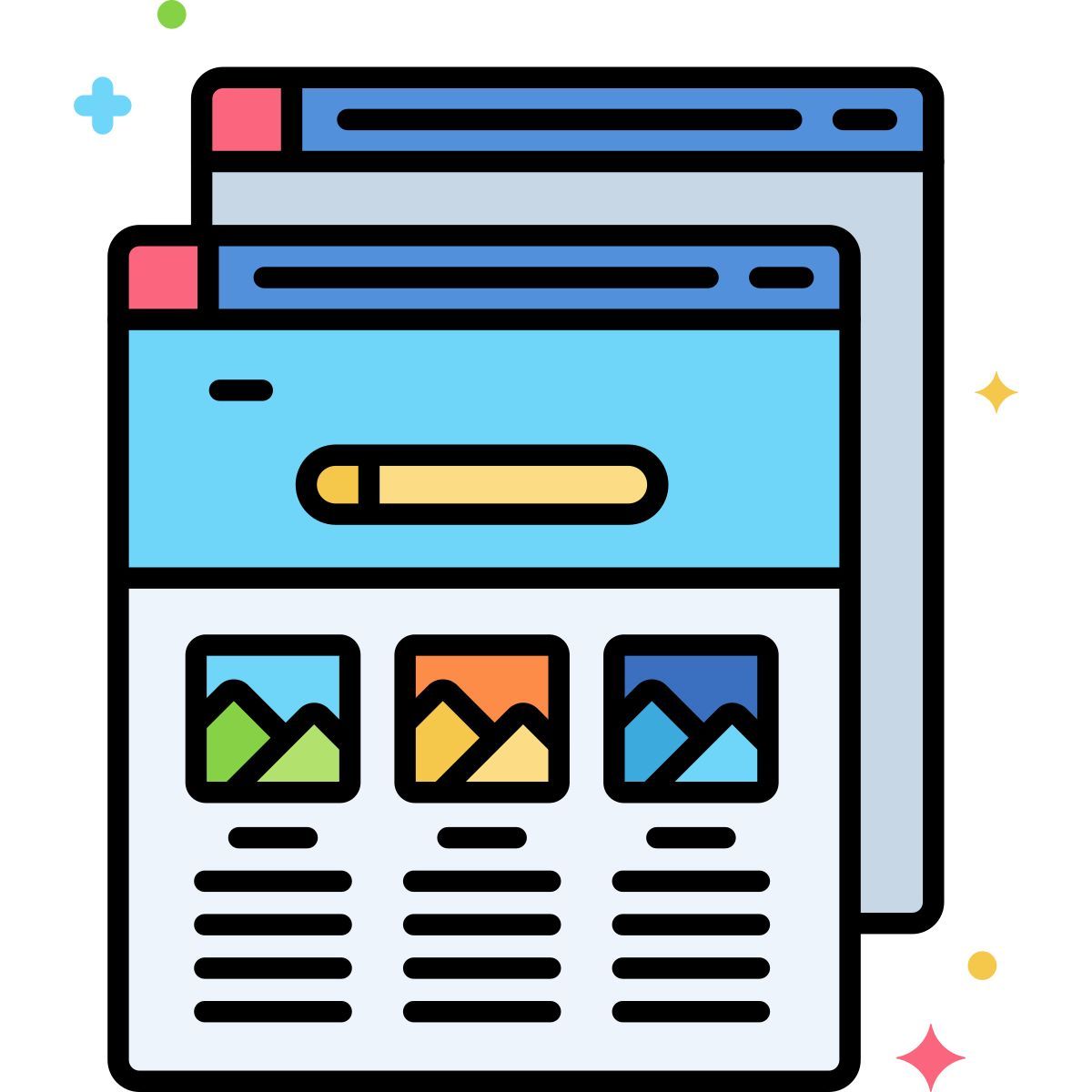 web 界面 icon