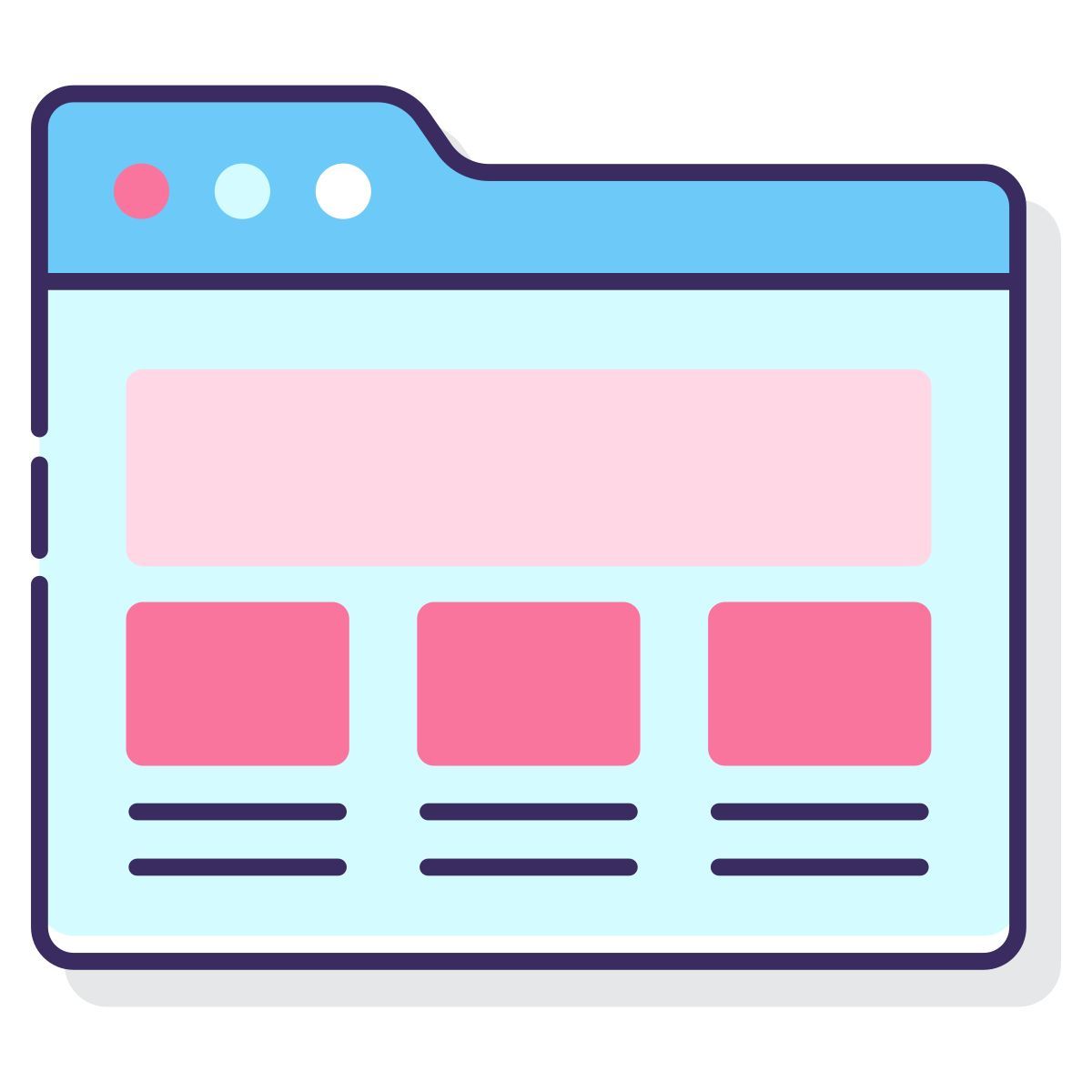 web 界面 icon