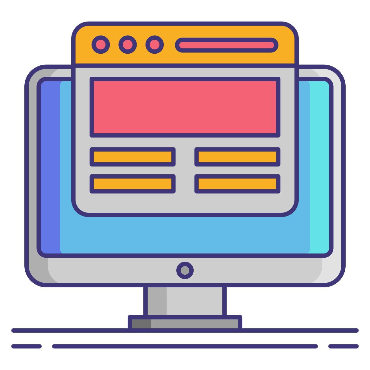 web 界面 icon