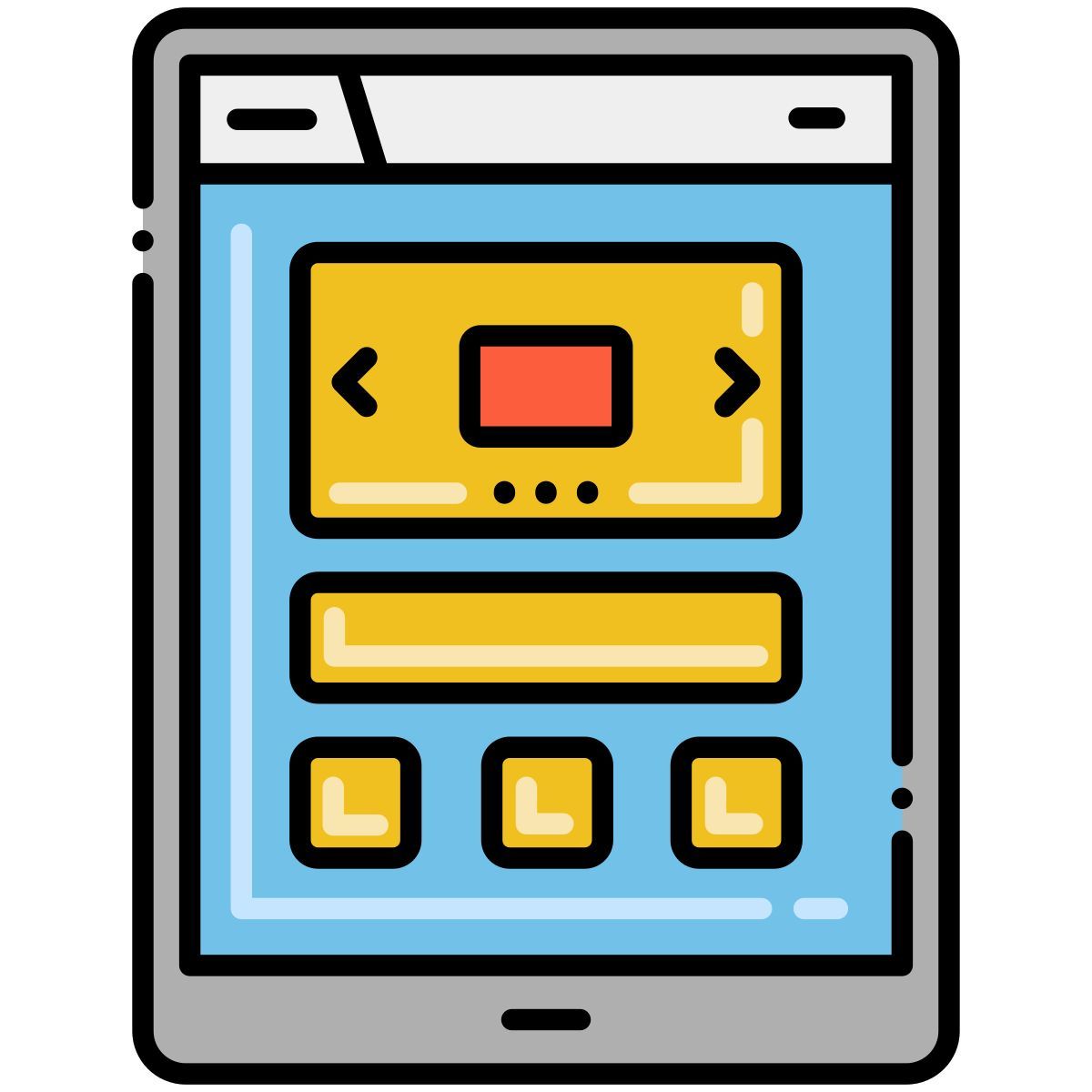 web 界面 icon