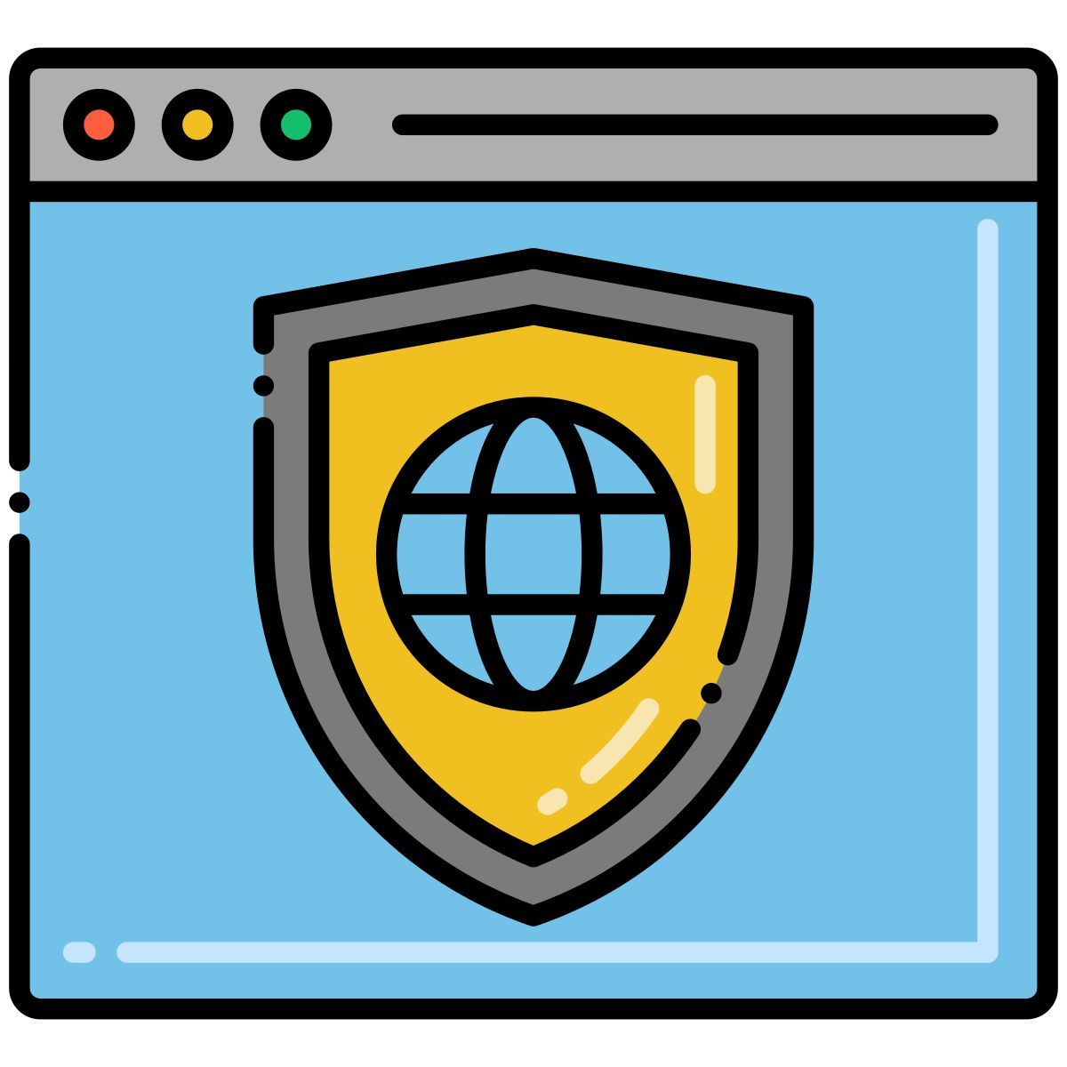 sécurité web icon