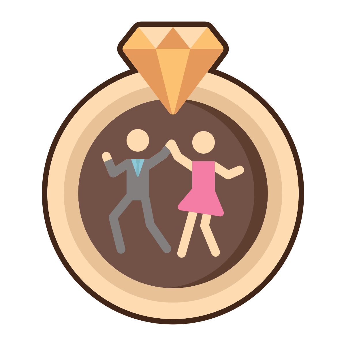 wedding couple icon