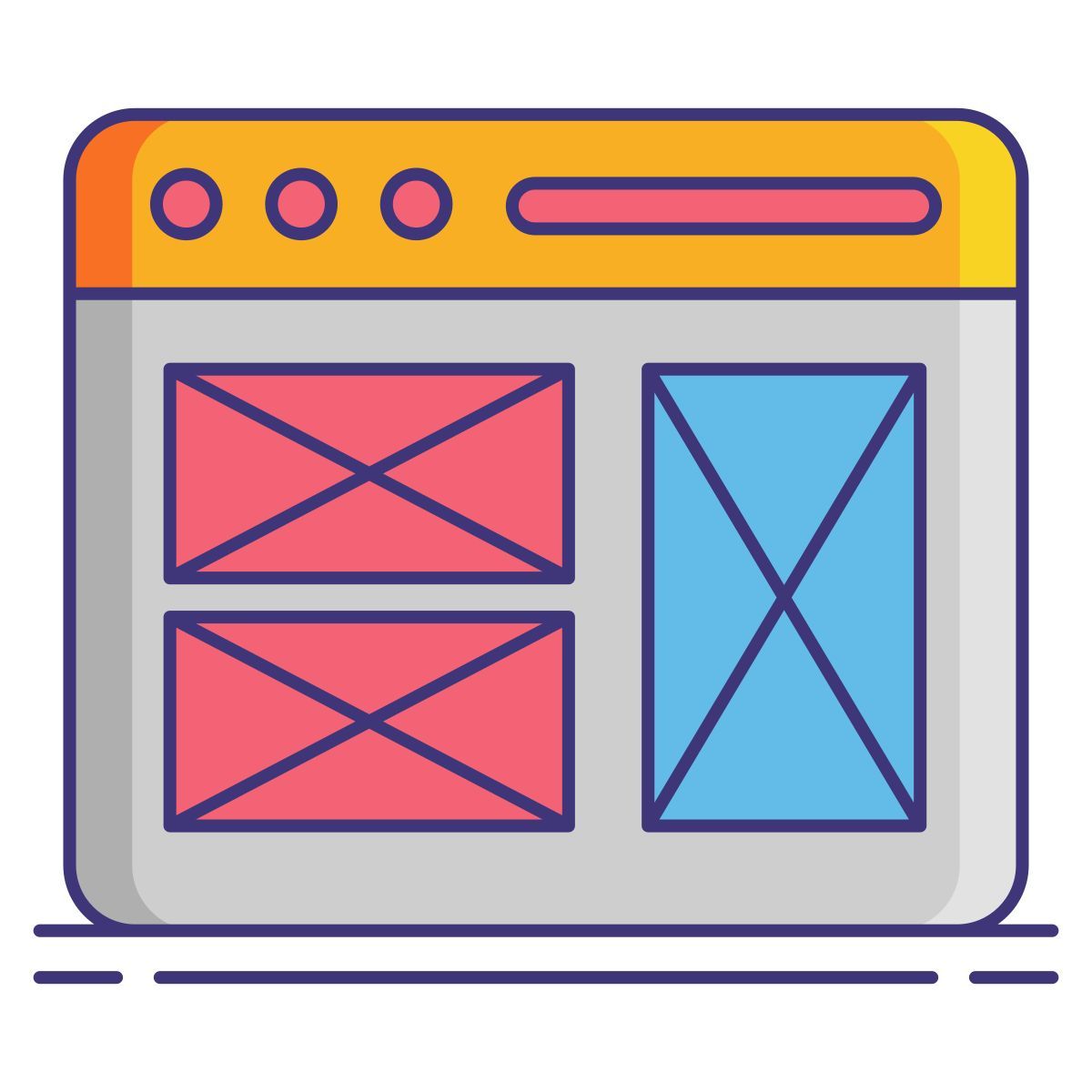 와이어프레임 icon