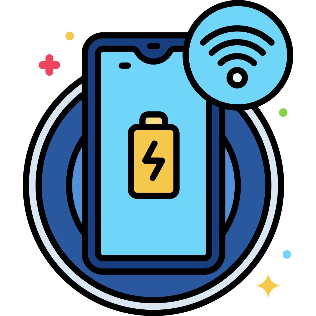 carregamento sem fio icon