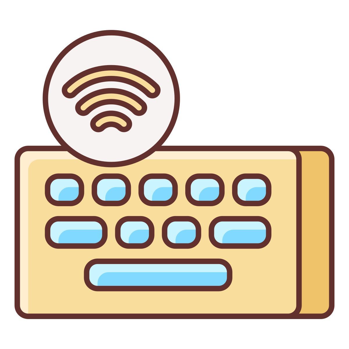 wireless keyboard icon