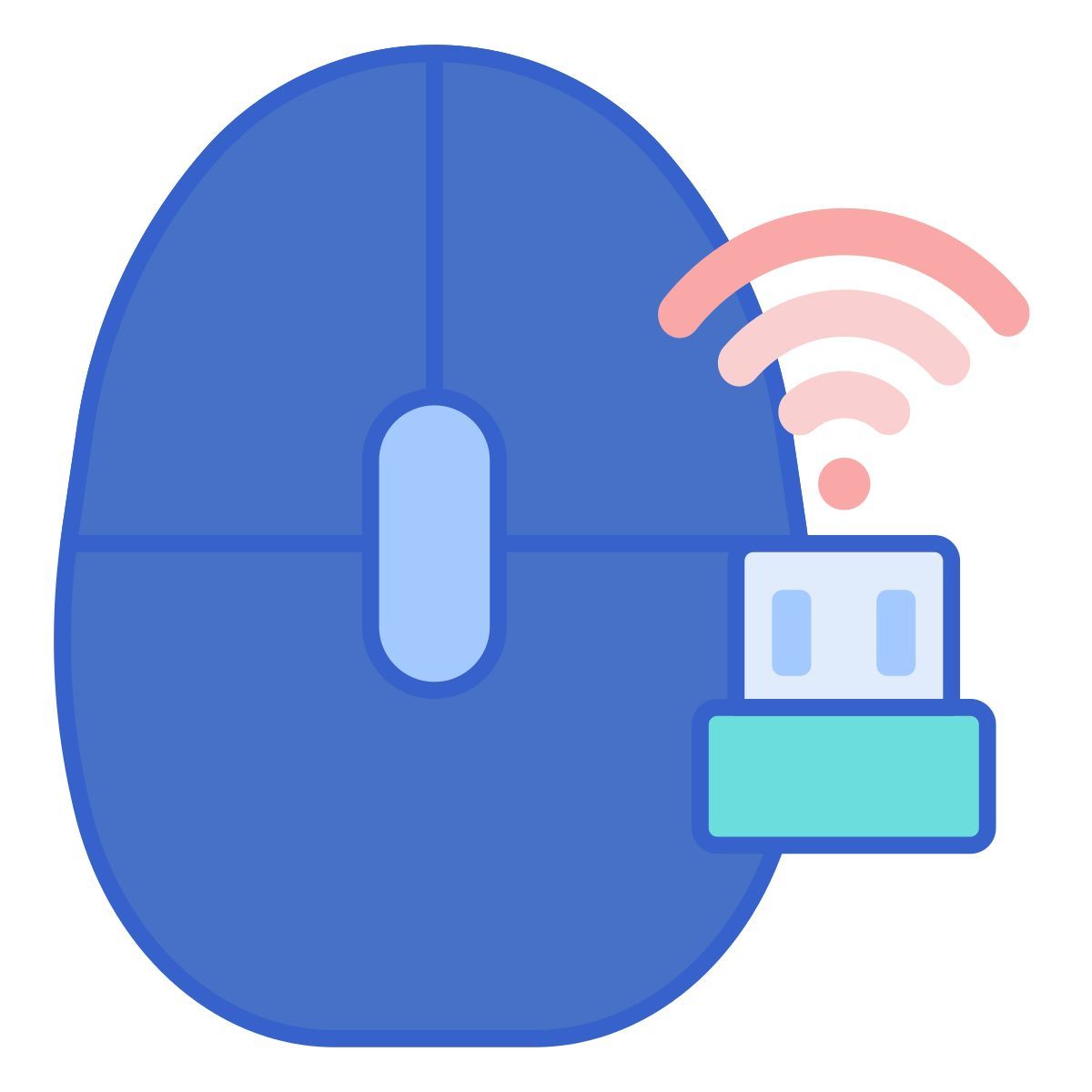 ratón inalámbrico icon