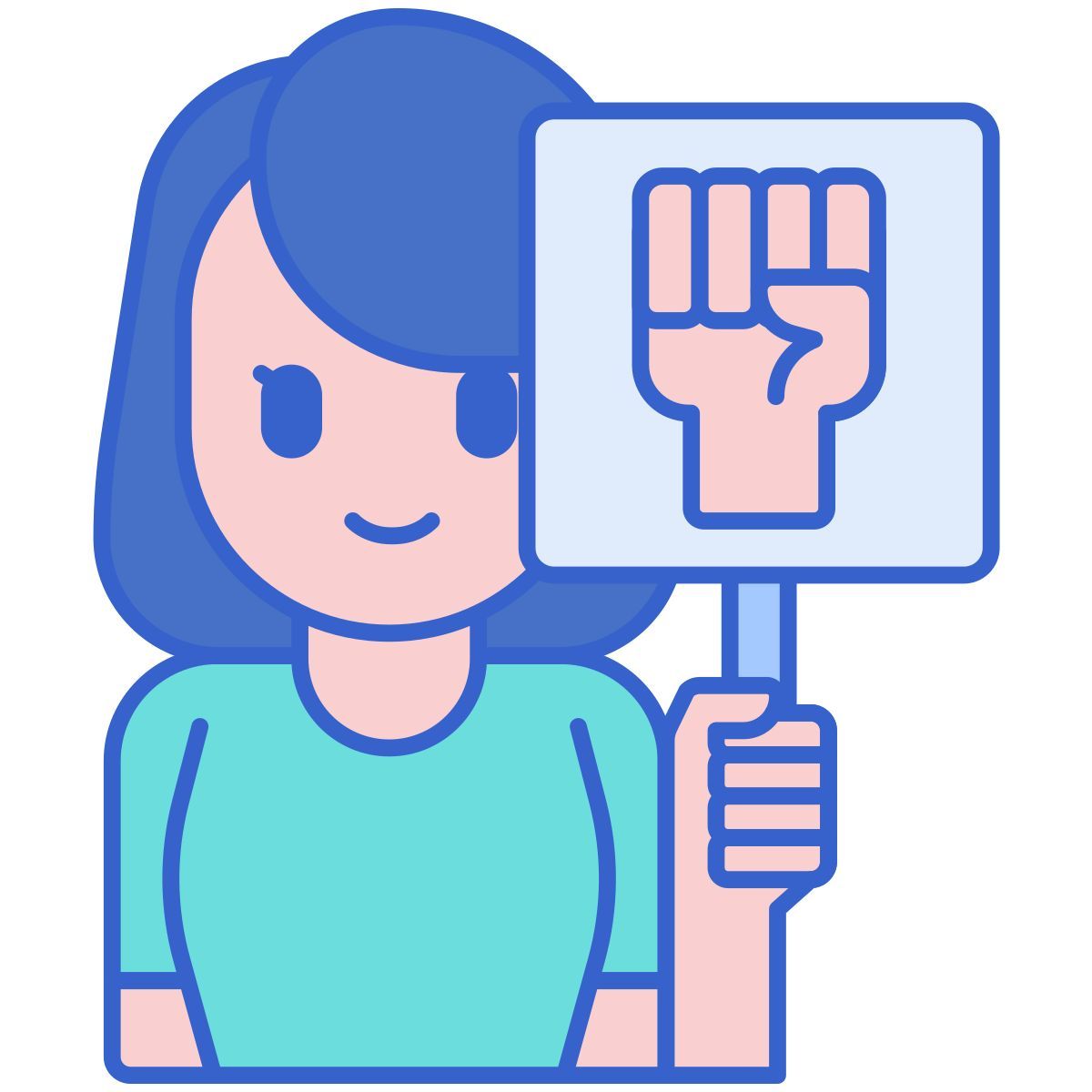 femme debout icon