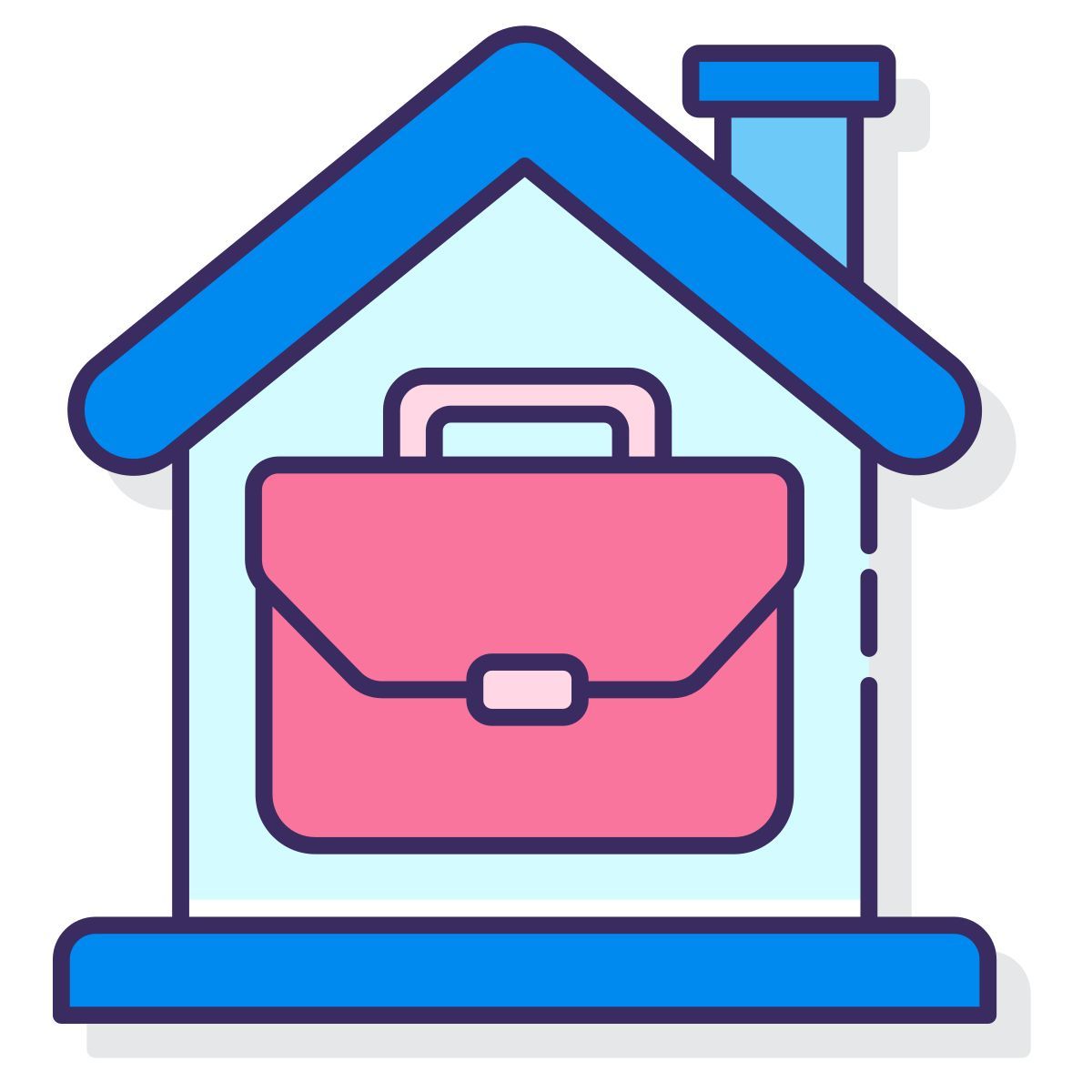 von zuhause aus arbeiten icon