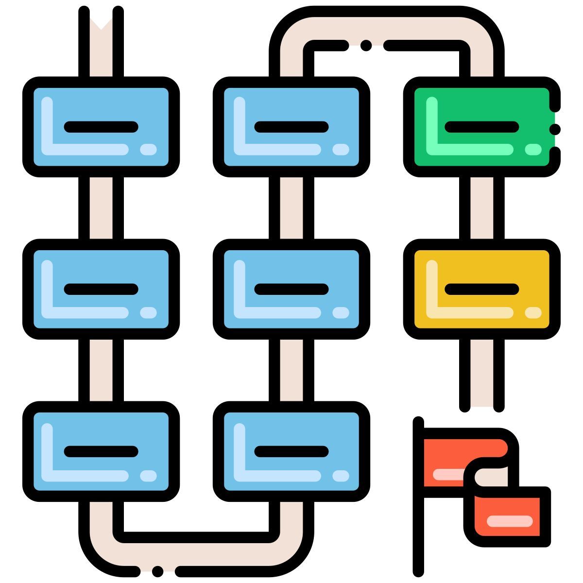 fluxo de trabalho icon