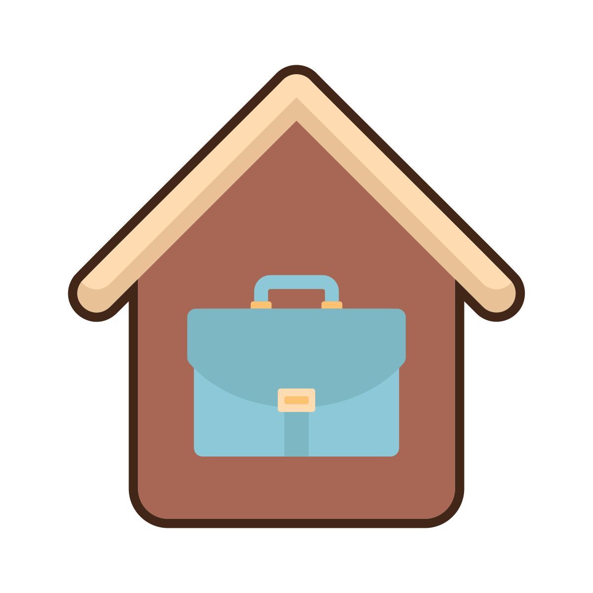 trabajando desde casa icon