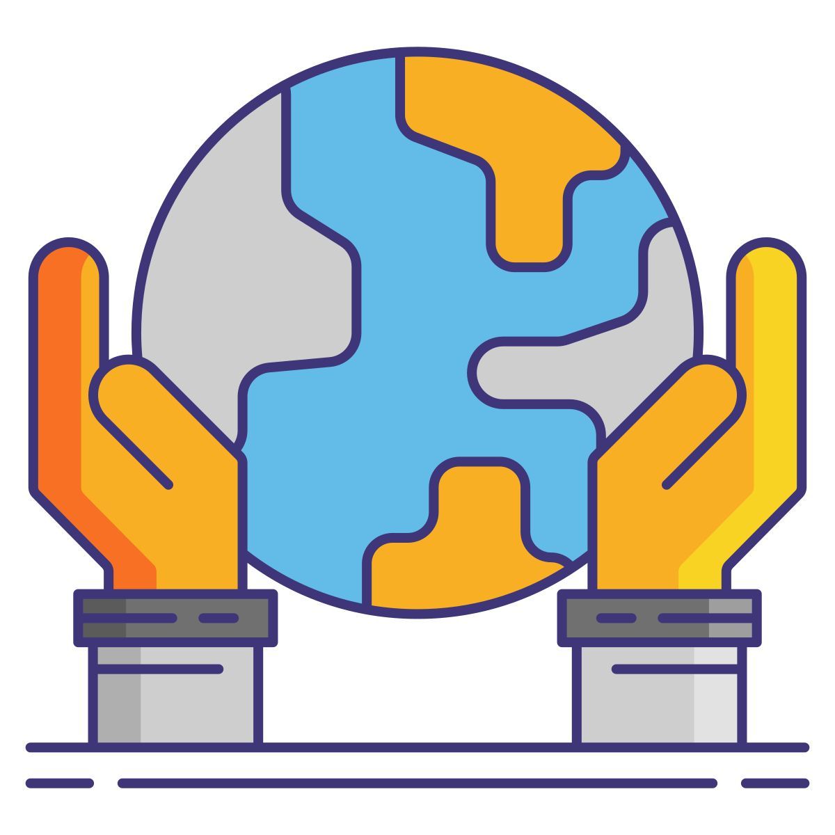 world map icon