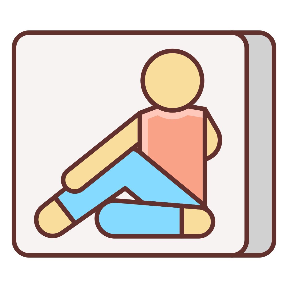 yoga pose icon