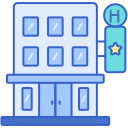 external 1-star-hotel-management-flaticons-lineal-color-flat-icons-2 icon