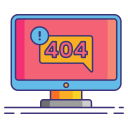 external 404-error-internet-marketing-flaticons-lineal-color-flat-icons-2 icon