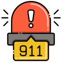 external 911-emergency-service-flaticons-lineal-color-flat-icons icon