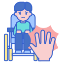 external abuse-disability-flaticons-lineal-color-flat-icons icon