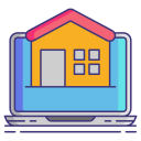 external accomodation-digital-nomad-flaticons-lineal-color-flat-icons-2 icon