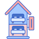 external accomodations-vacation-planning-diving-tour-flaticons-lineal-color-flat-icons-2 icon