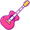 external acoustic-guitar-musical-instruments-flaticons-lineal-color-flat-icons-3 icon