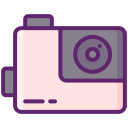 external action-camera-technology-ecommerce-flaticons-lineal-color-flat-icons-2 icon