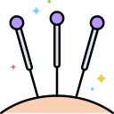 external acupuncture-alternative-medicine-flaticons-lineal-color-flat-icons-2 icon