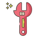 external adjustable-wrench-home-improvement-flaticons-lineal-color-flat-icons icon