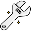 external adjustable-wrench-home-improvements-flaticons-lineal-color-flat-icons icon