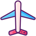 external airplane-summer-season-flaticons-lineal-color-flat-icons-3 icon