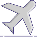 external airplane-vacation-planning-guys-trip-flaticons-lineal-color-flat-icons-2 icon