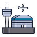 external airport-airline-flaticons-lineal-color-flat-icons icon