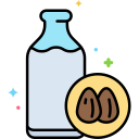 external almond-milk-vegan-and-vegetarian-flaticons-lineal-color-flat-icons-2 icon