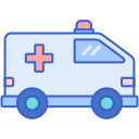 external ambulance-medical-and-healthcare-flaticons-lineal-color-flat-icons icon