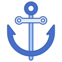 external anchor-tropical-flaticons-lineal-color-flat-icons icon