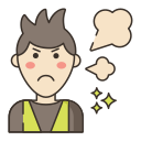 external angry-working-stress-flaticons-lineal-color-flat-icons-2 icon