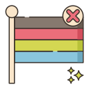 external anti-gay-lgbt-flaticons-lineal-color-flat-icons-3 icon