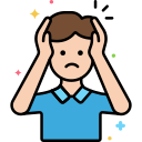 external anxiety-psychology-flaticons-lineal-color-flat-icons-3 icon
