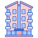 external apartment-winter-travel-flaticons-lineal-color-flat-icons-3 icon