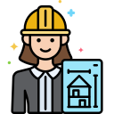 external architect-professions-flaticons-lineal-color-flat-icons icon