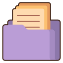 external archive-literature-flaticons-lineal-color-flat-icons-3 icon