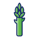 external asparagus-gardening-flaticons-lineal-color-flat-icons icon