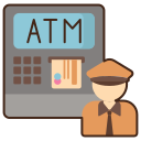external atm-security-guard-flaticons-lineal-color-flat-icons-2 icon