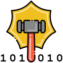external auction-hammer-gdpr-flaticons-lineal-color-flat-icons icon