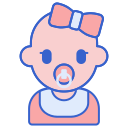 external baby-girl-vaccines-and-vaccination-flaticons-lineal-color-flat-icons-3 icon
