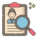 external background-check-job-search-flaticons-lineal-color-flat-icons-3 icon