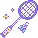 external badminton-sport-equipment-flaticons-lineal-color-flat-icons icon